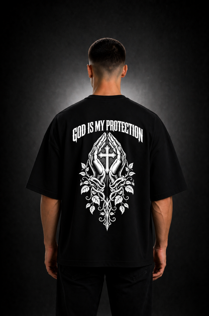 God is my Protection - Oversized Shirt